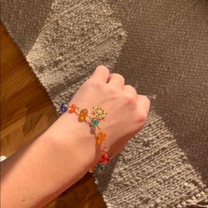 Travel themes charm bracelet